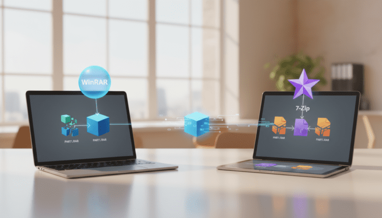 How to Combine Multipart RAR Files with WinRAR and 7-Zip